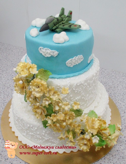 Свадебный торт для военного